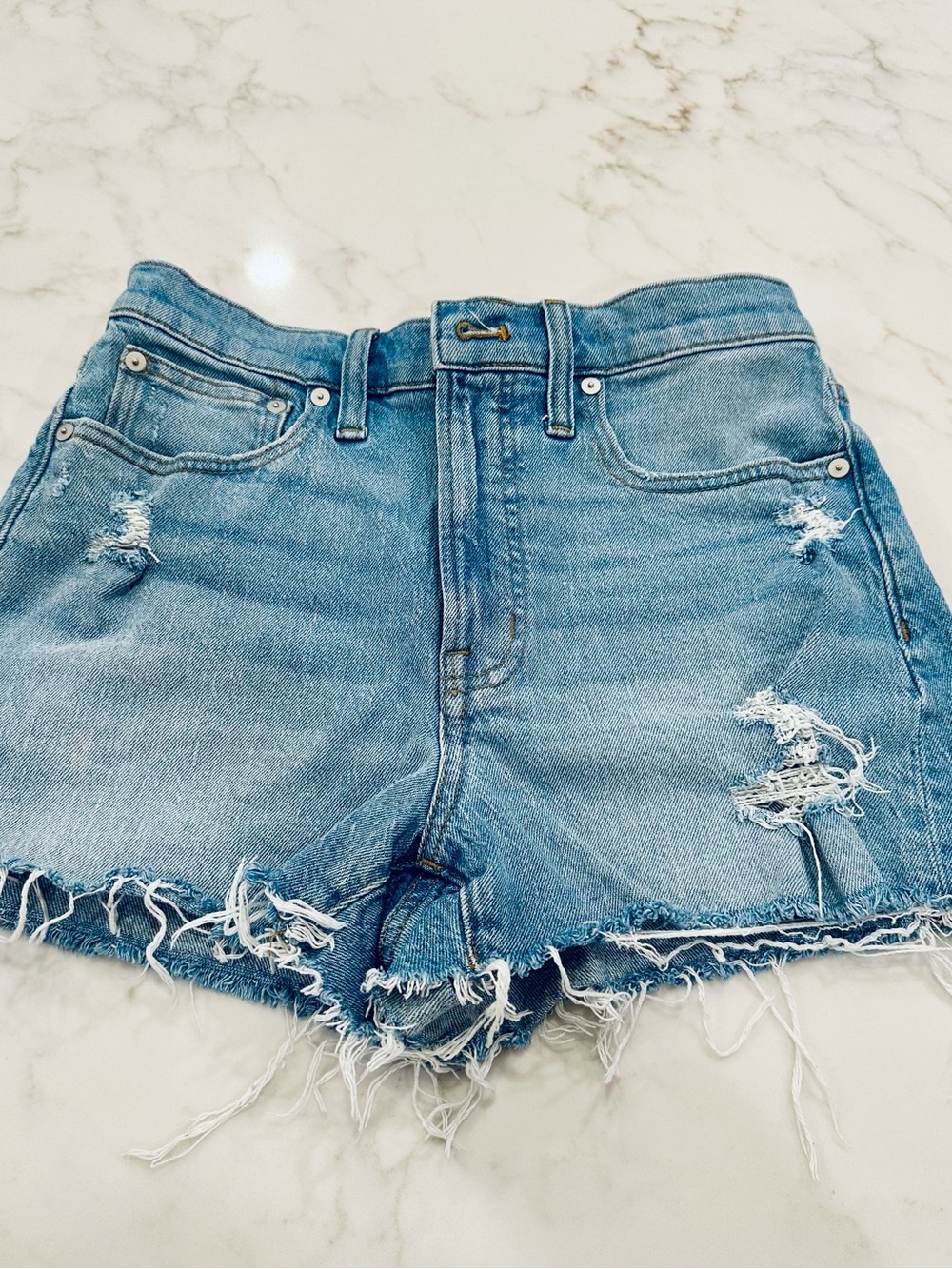 Madewell Perfect Jean Shorts, size 27